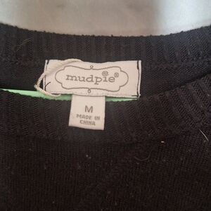 Mud Pie Black Crew Neck Sweater